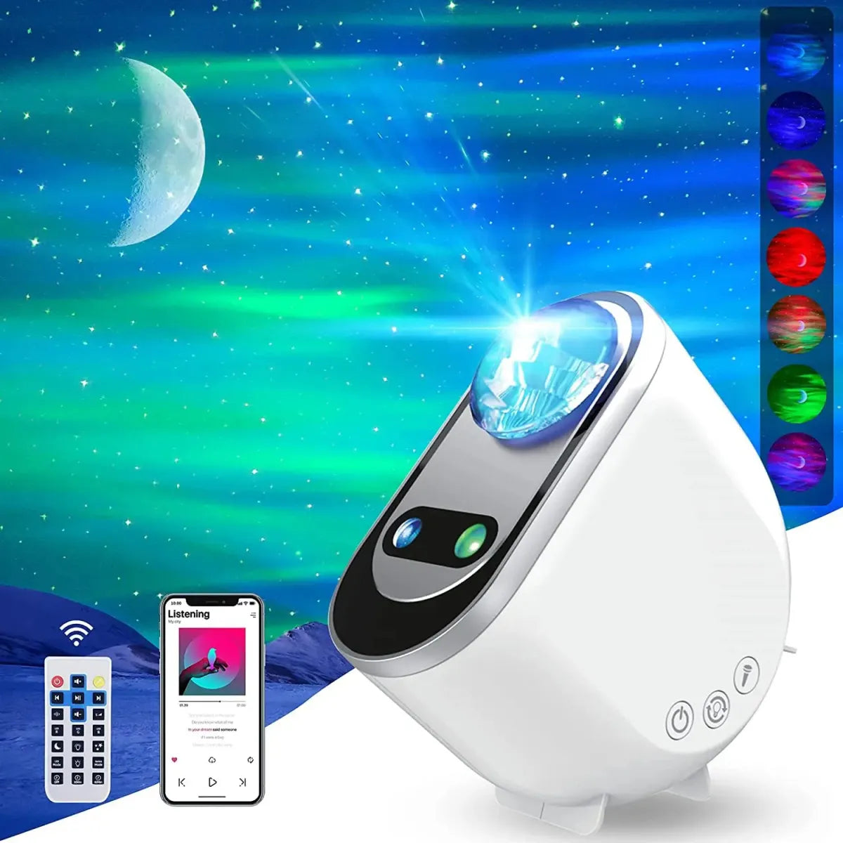 Aurora Borealis Galaxy Night Lamp