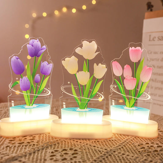 UV Color Printing Tulip Light Ornaments