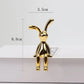 Cartoon Sitting Rabbit Ornament