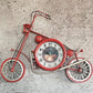 Iron Motorcycle Wall Clock