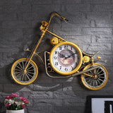 Iron Motorcycle Wall Clock