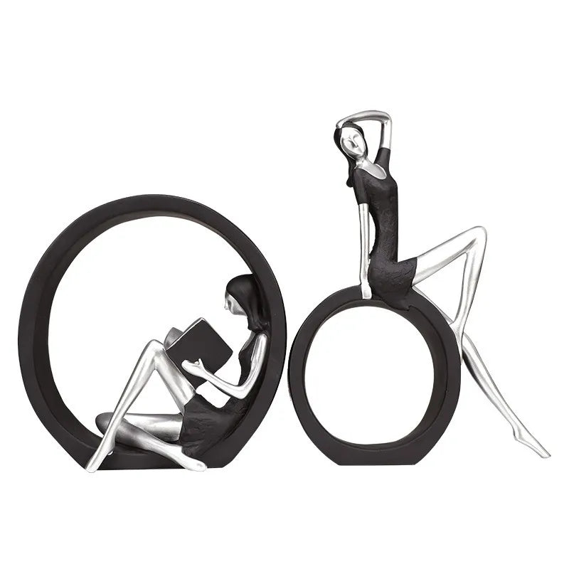 Living Room Art Girl Decor