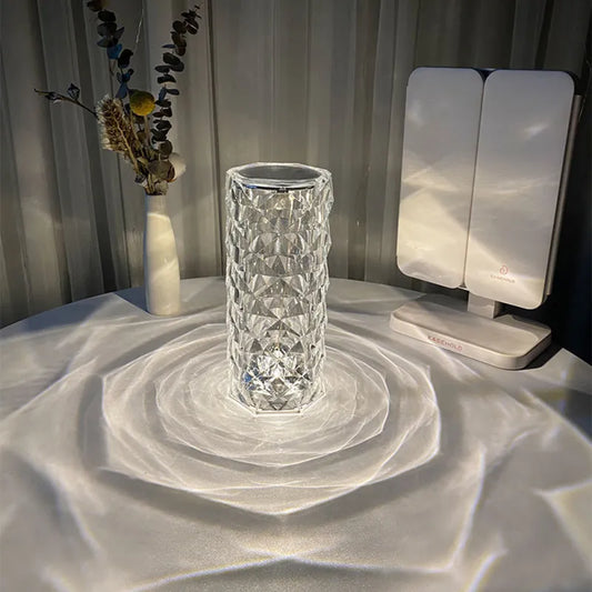 Nordic Crystal Touch Table Lamp