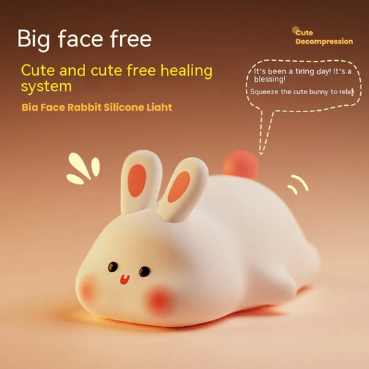 Cute LED Touch Rabbit Lamp