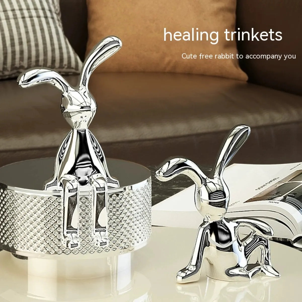 Cartoon Sitting Rabbit Ornament