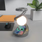 Rotating Moon Wireless Charging Lamp